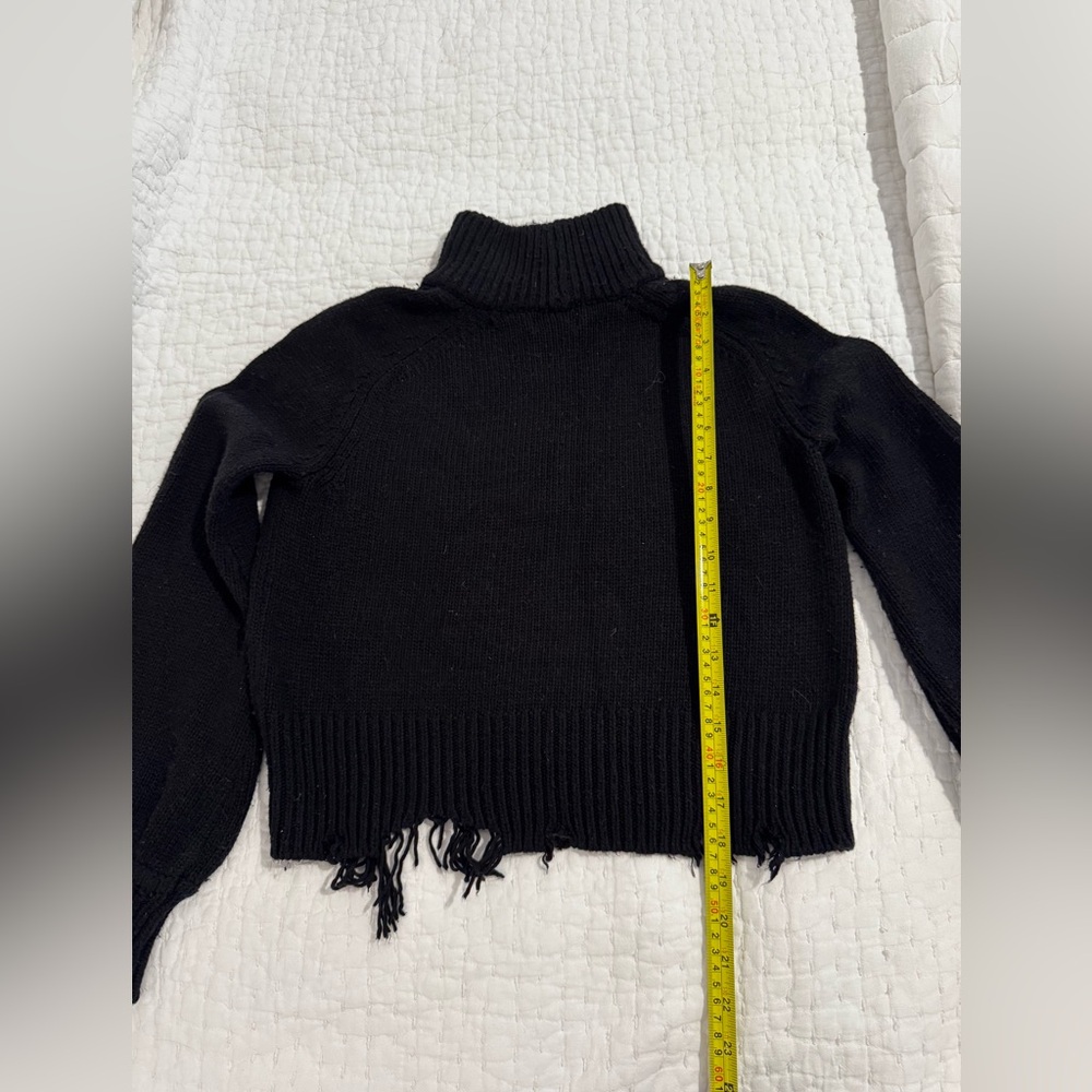 Lovers + Friends Black Turtleneck Sweater